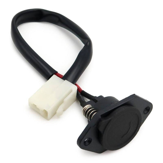 Trike15/25V2/Quad15/25V2/R31 - Ladebuchse, mit Kabel und Stecker, 3 polig, Rund, Pin1+ Pin 2-