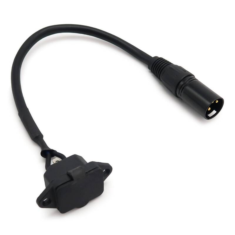 Trike15/25V2/Quad15/25V2/R26 Ladeadapter, von Stecker eckig auf 3 pol. Rundstecker, für Ladegeräte mit eckigen Stecker