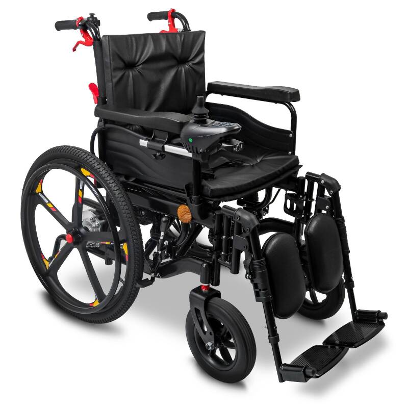 E-Rollstuhl ERS-6 Lithium HMV 18.50.07.0020 — Schwarz / 6 km/h / Lithium-Ionen